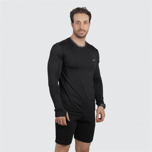 تیشرت مردانه آستین بلند فینگر دار مدل NIKE پارچه ریون فلامنت لاکرا کشی خنک چاپ ژله ای با ضمانت در 4 رنگ جذاب