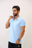 تیشرت ورزشی مردانه یقه 3 دکمه مدل NIKE پارچه همافیل با ضمانت در 4 رنگ جذاب