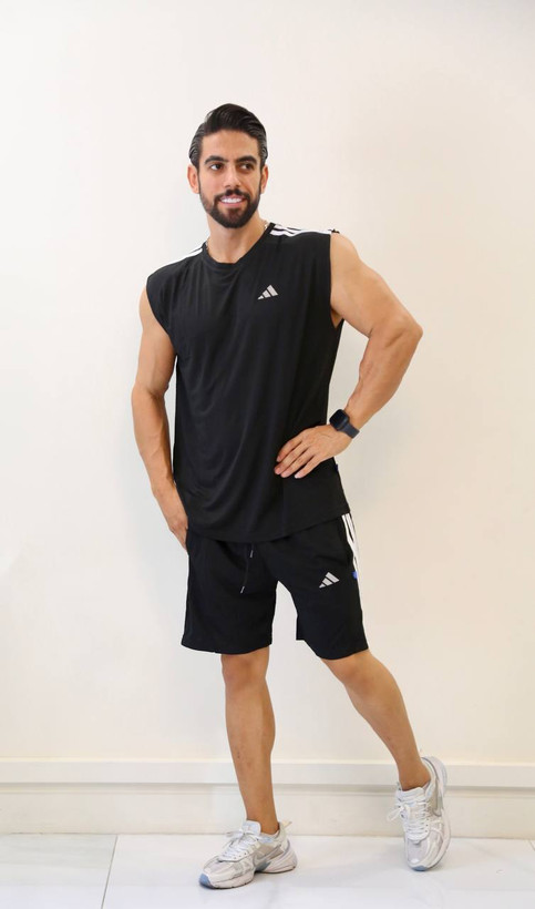 ست ورزشی مردانه مدل ADIDAS پارچه پارما (وارداتی) تنفسی با ضمانت در 4 رنگ جذاب
