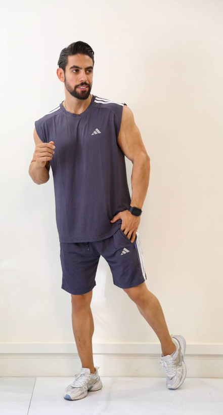 ست ورزشی مردانه مدل ADIDAS پارچه پارما (وارداتی) تنفسی با ضمانت در 4 رنگ جذاب