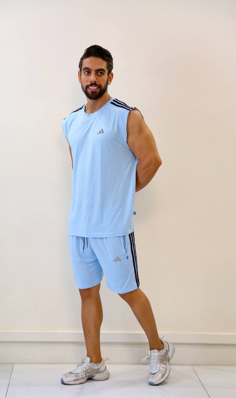 ست ورزشی مردانه مدل ADIDAS پارچه پارما (وارداتی) تنفسی با ضمانت در 4 رنگ جذاب